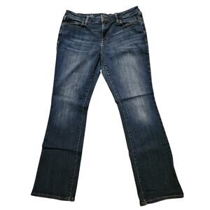 a.n.a Jeans Womens Size 14 Bootcut Medium Wash Stretch Denim Flare Leg